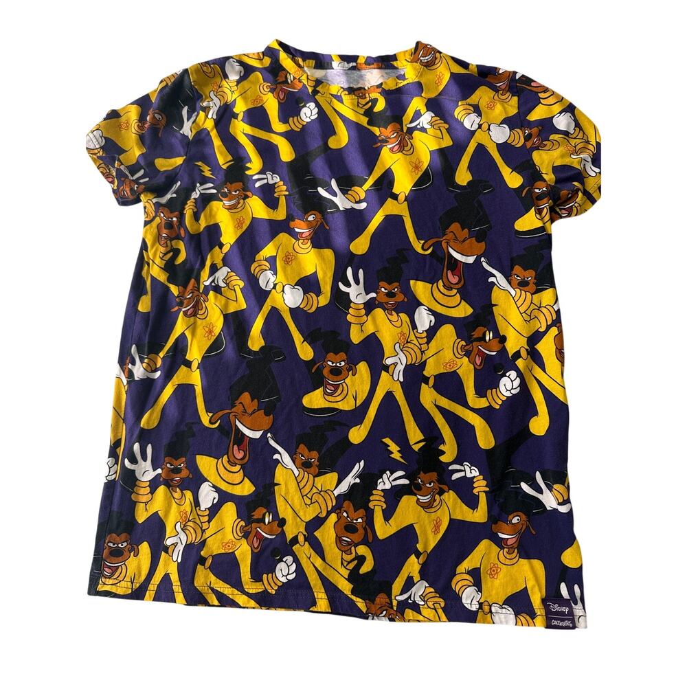 Cakeworthy Disney Goofy Movie Powerline AOP T-Shirt Medium Streetwear